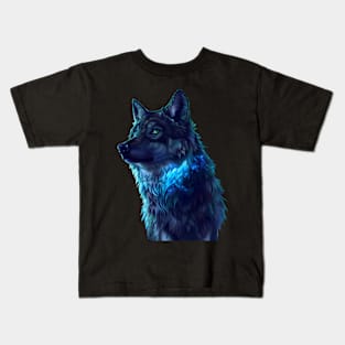 Wolf Howling Harmony Kids T-Shirt